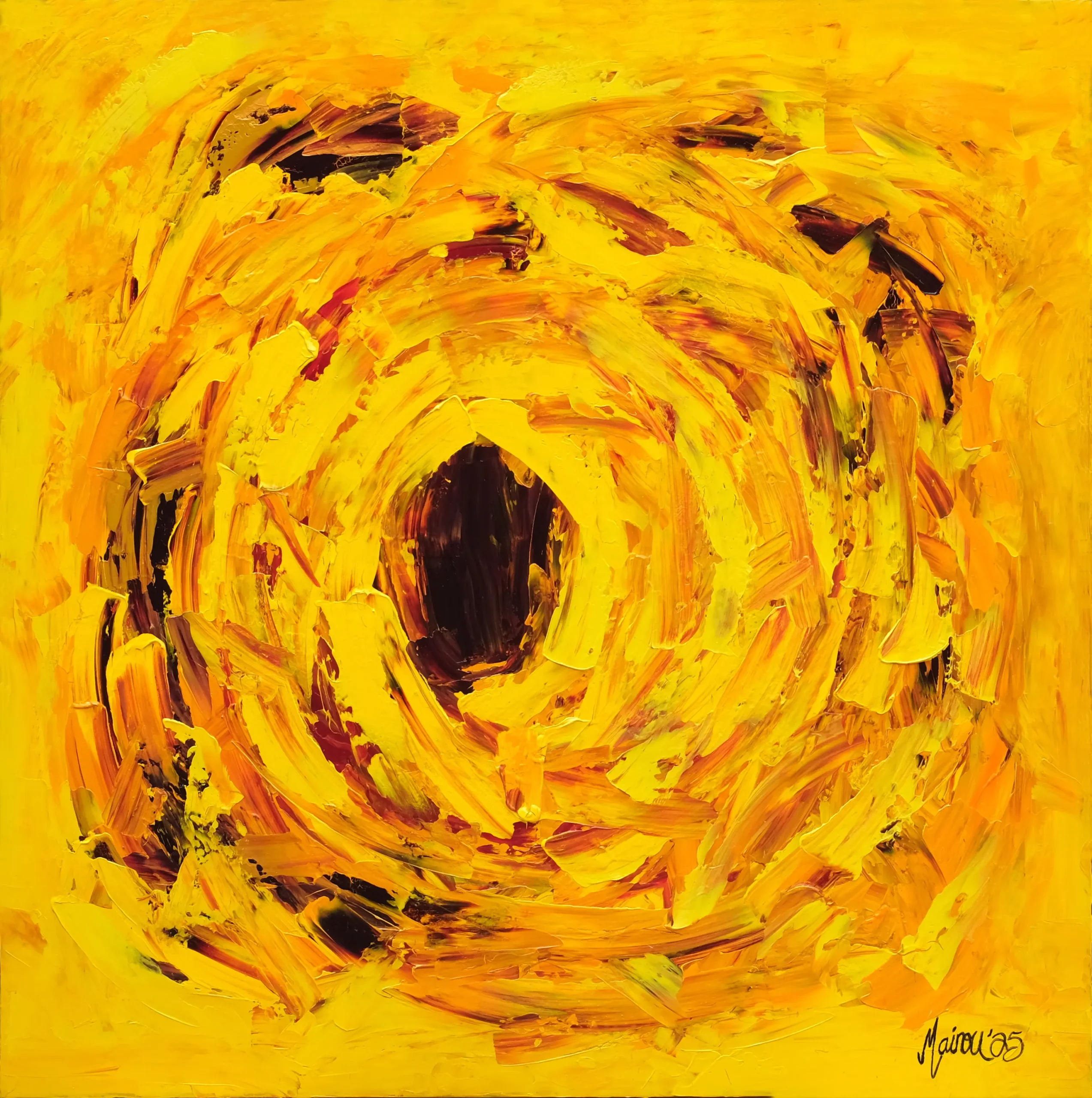 Girasol - Acrílico sobre lienzo